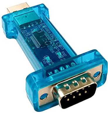 DSD TECH SH-S10B USB zu Seriell RS232 DB9 Adapter mit Pl2303GT für Windows 10 8 7 Liunx Mac OS (Blau)