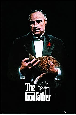 Pyramid International Der Pate Poster Katze Don Corleone (Marlon Brando)