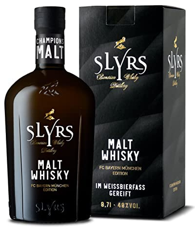 Slyrs Champignons MALT Whisky FC Bayern München Edition 40% vol. 0,7 L
