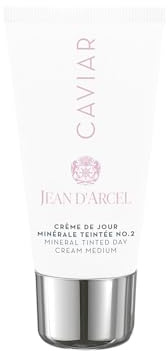 JEAN D'ARCEL – CAVIAR crème de jour minérale teintée no.2 – delikat tonad anti-aging dagkräm – balanserar hudbrister – 50 ml