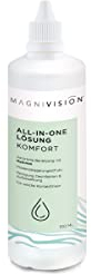 MAGNIVISION All-in-One Lösung Komfort, 100ml (Reisegröße) für weiche Kontaktlinsen, zur Reinigung & Lagerung von weichen Kontaktlinsen, boratfrei, Made in Europe