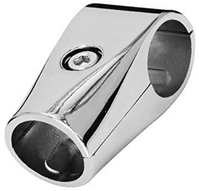 Perfeclan Tee Tube Pipe Connector Aluminum 25mm Accessories T Pipe Clamp Connector Tube Pipe Connector 1Pcs for Cabinets Clothes Hanging Bar Towel Bar