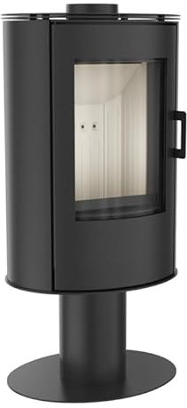 KRATKI Stahlofen freistehend mit Einzug AB Ø 150, Nennwärmeleistung 8 kW, Energieklasse A, Holzofen auf Fuß