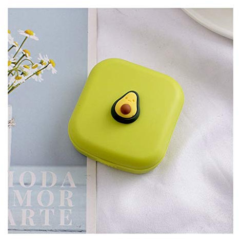 étui de rangement pour lentilles, Étuis for lentilles de contact, mini-boîte contenant, boîte de lentilles de contact de fruits sucrés étui de voyage portable étui for lentilles de contact dessin anim