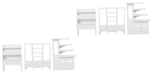 BESTonZON 6stücke Teiliges Miniaturmöbel-Set Für Maßstab Retro- -Dekoration Und Fotografie