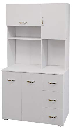 HTI living Küchenschrank Weiß Blanca Küchenbuffet