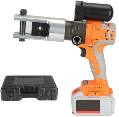 YHJLZNA Pinza Crimpatrice Idraulica Elettrica Ricaricabile,18V/4.0Ah Pinza a crimpare idraulica elettrica,Pressa Idraulica Elettrica Ricaricabile,per Rame/Alluminio Lugs Terminal