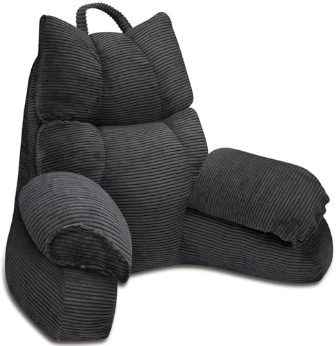 Lesekissen für Bett und Sofa, Rückenkissen mit Rückenlehne zum Lesen | Lesekissen für Bett & Sofa, Rückenkissen für Bett & Sofa, Lesekissen Rückenlehne für Erwachsene, Lesen & Fernsehen