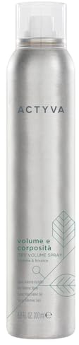 Actyva - Volume e Corposità Dry Volume Spray, Volumizzante e Texturizzante per Capelli - 200 ml