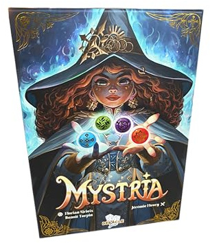 Mystria - Strategisches 2-Personen-Brettspiel | Duell der Magierinnen | Taktik-Spiel für 2 Spieler ab 10 Jahren | Deutsch & Französisch