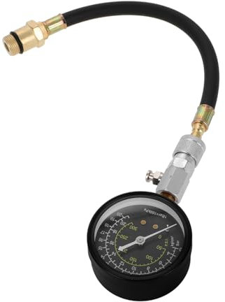 Sosoport Probador de Compresión de Motor de Medidor de Presión para Inspección de Cilindros Herramienta Confiable y Portátil para Pruebas Precisas Automóviles