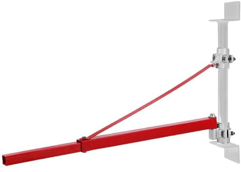 Electric Hoist Support Arm - 600kg Load Capacity Scaffold Mount Lifting Pole Bracket for Heavy-Duty Applications