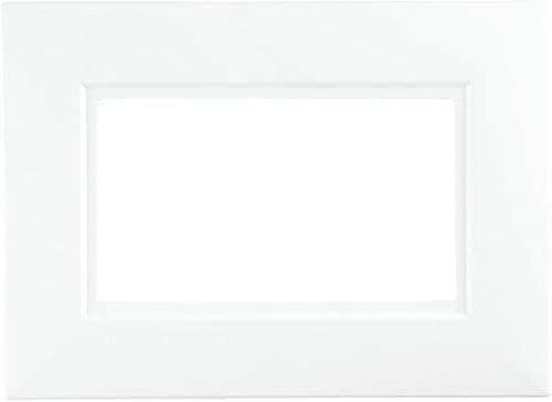 Izzy 2 Gang White Finger Plates for Light Switches & Double Sockets - Prevents Finger Marks Around Switch Pack of 2