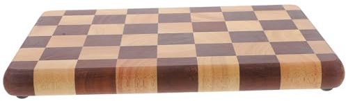 SHINEOFI Tagliere Superficie e Resistente Doppia in Legno di Acacia in Cucina per Verdure e Carne