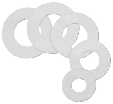 PTFE-Dichtung, flache Unterlegscheibe, Dicke 1,5 mm, Innendurchmesser 10–140, for Alterung bei niedriger Temperatur, for Flansch-Innendurchmesser*Außendurchmesser*CS(25x33x1.5mm 50pcs)