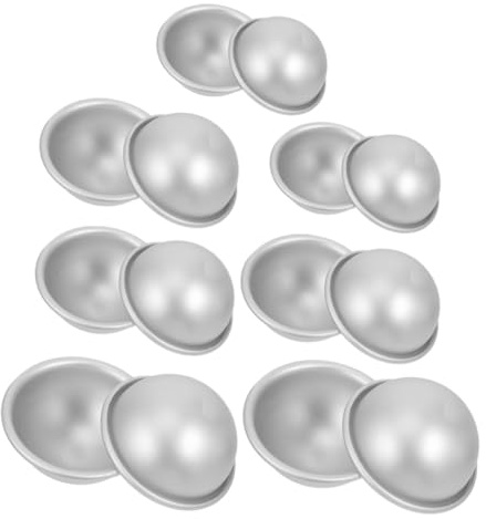 TEMPNAP Form für Badeball Einzigartige Formen Einfache Handhabung Aluminiumlegierung 16 Stück Multifunktionales für Selbstgemacht Badesalz und Bastelprojekte