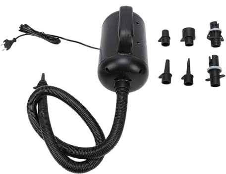 Eujgoov Elektrisk Luftpump 1200W 24000Pa 1300LPM Uppblåsare Avluftare | ABS-skal, Uppblåsbara Sängar, Båtar, Poolflottörer, Inflation och Deflation, 12,6 Till 39,4 Tum Slang, Luftmadrasspump
