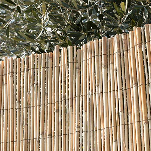 STI Arella canniccio BIG stuoia cannette rilegate ombra recinzione Bamboo 200x300cm