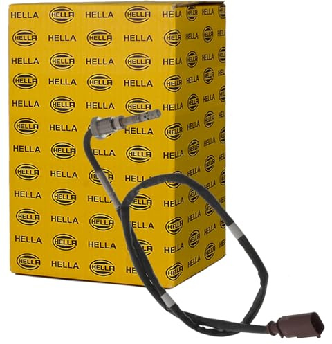 HELLA 6PT 010 376-111 Sensor, Abgastemperatur - 2-polig - geschraubt | Kompatibel mit: AUDI A3, A3 Cabriolet, A3 Sportback, TT, TT Roadster, SEAT ALTEA, ALTEA XL, LEON, SKODA OCTAVIA II