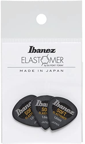 IBANEZ Elastomer Picks Soft - Hazed Black / 3 Stück (BEL16ST10SHBK)