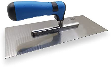 280x115mm Smooth Thick Plastering Trowels 11 x 4.5 inch Concrete Plaster Hand Tool with Soft Grip Handle Finishing Cement Plaster Tool. (280 x 115mm)