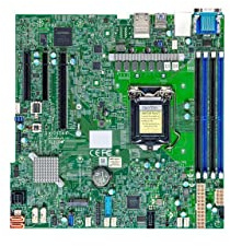 Supermicro X12STH-F Carte mère pour serveur Micro-ATX C256 LGA-1200 Daul LAN 1 GbE