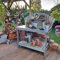 Beauty.Scouts Pflanztisch Agnes groß Kiefernholz grau 116x69x139cm Blumenpflanztsich Gartenarbeitstisch Garten Gartenpflanzen Outdoor Utensilien Gartenarbeit