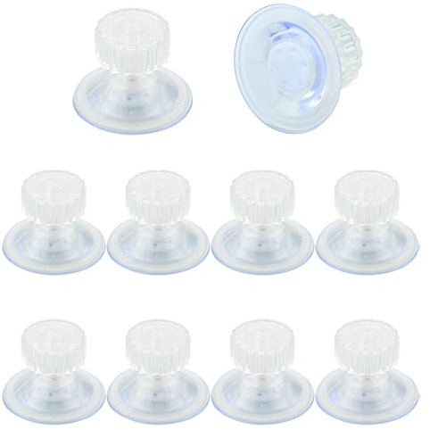 DRELD 10Pcs 45MM High-Grip Suction Cup, Multifunctional Fixing Window Suckers Heavy-duty Awning Side Fix Suction Pads without Hook for Campervan Van Canopy, Boat, Motorhome