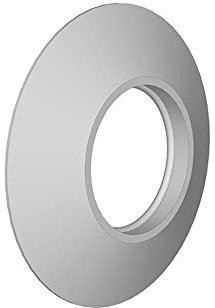 Plafón embellecedor blanco de silicona - 100mm