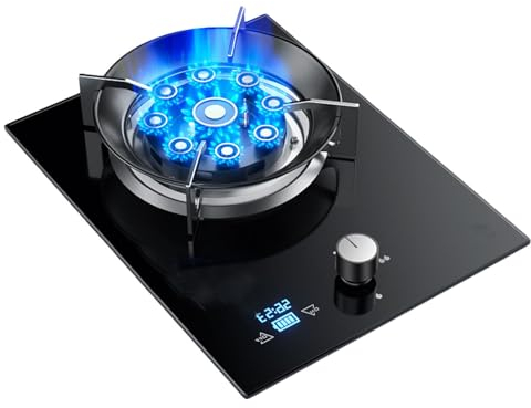 Cuisinière À Gaz Propane, Cuisinière Au Propane À Brûleur Unique, Cuisinière À Gaz Propane De Bureau, Max 17742,4 BTU Avec Allumage Électronique À Impulsion, Adaptée Aux Appartements, Cuisines Et Plus