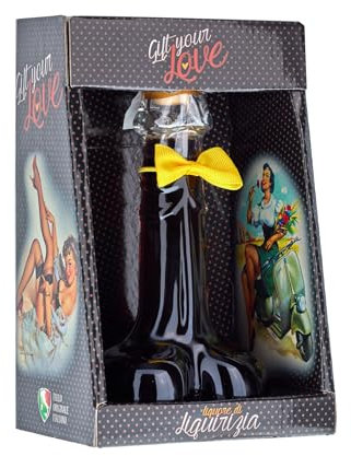 Liquore alla Liquirizia 16,4% Vol in Bottiglia Fallica da 0,2 lt. - Torboli Finest Liquors - Gift YOUR love