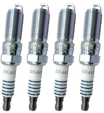 4 Stück SP-537 CYFS12Y2 LTR6AI-8 Iridium-Zündkerze kompatibel mit Ford Lincoln Mustang Escape Focus SP537 CYFS-12Y-2 LTR6AI8 SP 537 Spark Plug Compatible