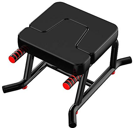 Tabouret de poirier - Chaise d'inversion de yoga à double protection - Banc de poirier à cadre en acier - Parfait pour l'entraînement, le fitness et la salle de sport - Soulage le stress et la muscu