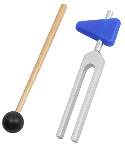 Outils de Diapason 528 Hz, Diapason Portable Kit de Fourchettes Musicales M¨¦dicales Instruments de Vibration de R¨¦glage de Yoga Accessoires de M¨¦ditation pour la M¨¦ditation de