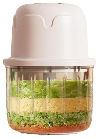 Picadora eléctrica, mi picadora USB recargable de ajo y jengibre de 350 ml | Picadora portátil inalámbrica, picadora multifunción para cebollas, carne, verduras, hierbas, accesorios de cocina