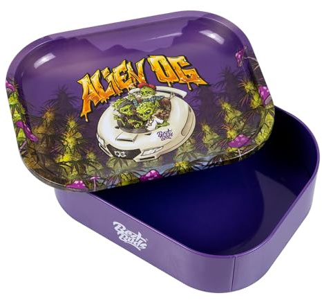 Caja de Metal con Bandeja de Liar Alien OG