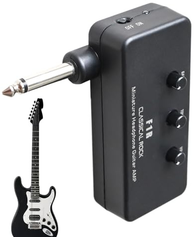 Amplificatore per Chitarra Altoparlante Portatile a Batteria | Amplificatore da Viaggio per Chitarra e Basso Per Lezioni di Musica, Performance a Casa, Registrazione, Principianti,