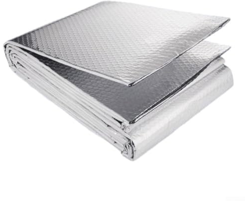 Rouleau de film isolant thermique réfléchissant en aluminium pour toits, sols et murs 30 cm x 10 m