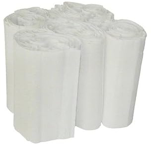 100er Set Topfmanschetten aus Krepppapier - Plissiert & Wasserabweisend - Für Blumentöpfe (Weiß, Höhe: 10 cm)