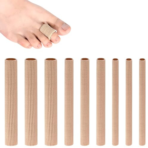 9 PCS Protection Orteils en Silicone Découpable,Bandage de Tube de Protection des Doigts en Gel,Protection Orteil Silicone,Doux Manchons D’orteil Protecteurs pour Ampoules,Callosités,Orteils et Doigts