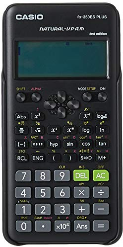 Casio FX-350ES Plus Calculatrice scientifique 252 fonctions, calculatrice scolaire et graphique