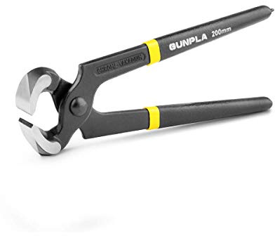 Gunpla Carpenters Pincers Wire Cutting Pliers Nail Puller 8 inch / 200mm