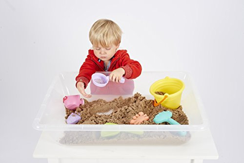EDX Education education 72248 Clear Desktop Sand & Water Tray 50 x 70cm