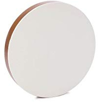 Dal Molin Ikonen tafel, aus Lindenholz, Modell T, Durchmesser 20 cm, glatt, mit Kreide