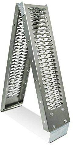 1.8M Folding Steel Motorcycle Ramp Loading Motorbike Van/Truck Lawn Mower