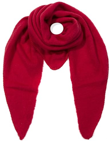 irisaa Damen Schal XXL, weiche flauschige dreieckstuch, Deckenschal Herbst Winter Dreieck Halstuch für Frauen und Mädchen, Lang Kuschelig 190 * 80cm, Schal Farben 2020:Rot