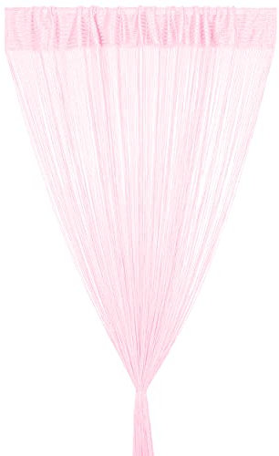 HOMEYA - Pack 2 Paneles Cortinas Flecos de Hilos 150x260cm, Cortina de la Puerta, Cortina de Hilos de la Tira de Las Cintas, Panel Cortina devorativo.