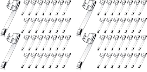 QUR Metall Bleistift Clips Zum Aufschieben Bleistift Clips Zum Einrasten, Bleistift Halter Clip Metall Aufhängbare Tragbare Bleistift Clips, 120 Stück