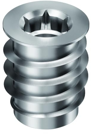 RAMPA Gewindemuffe Typ SKD30, M5 x 12 mm, Stahl verzinkt, 10 Stück