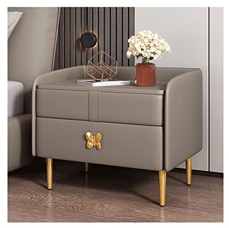 ABNNHK Schubladenkommode, Landhaus-Nachttisch, Holzschrank, Schubladen-Organizer, Schlafzimmer-Plattform, Bettregal, Damen-/Herren-Tablett, Taschentuchhalter, Nachttisch (Farbe: D) (E)